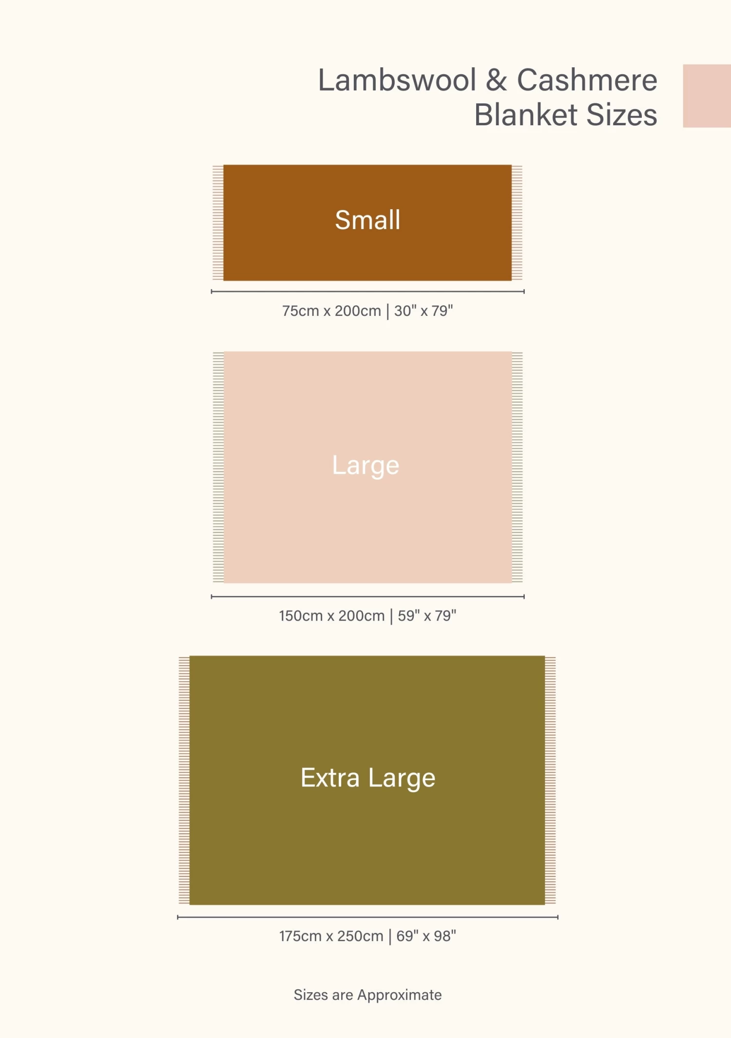 Lambswool Blanket In Camel Houndstooth 3 Lambswool Blanket In Camel Houndstooth - Image 3