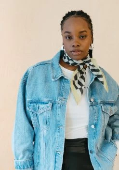 Cotton Square Scarf In Black Checkerboard -Cozy Scarves Shop CTSCCBBK12 CottonScarf BlackCheckerboard 1 ad1507cd 6060 4977 b8b4 7a6b8f60ea41