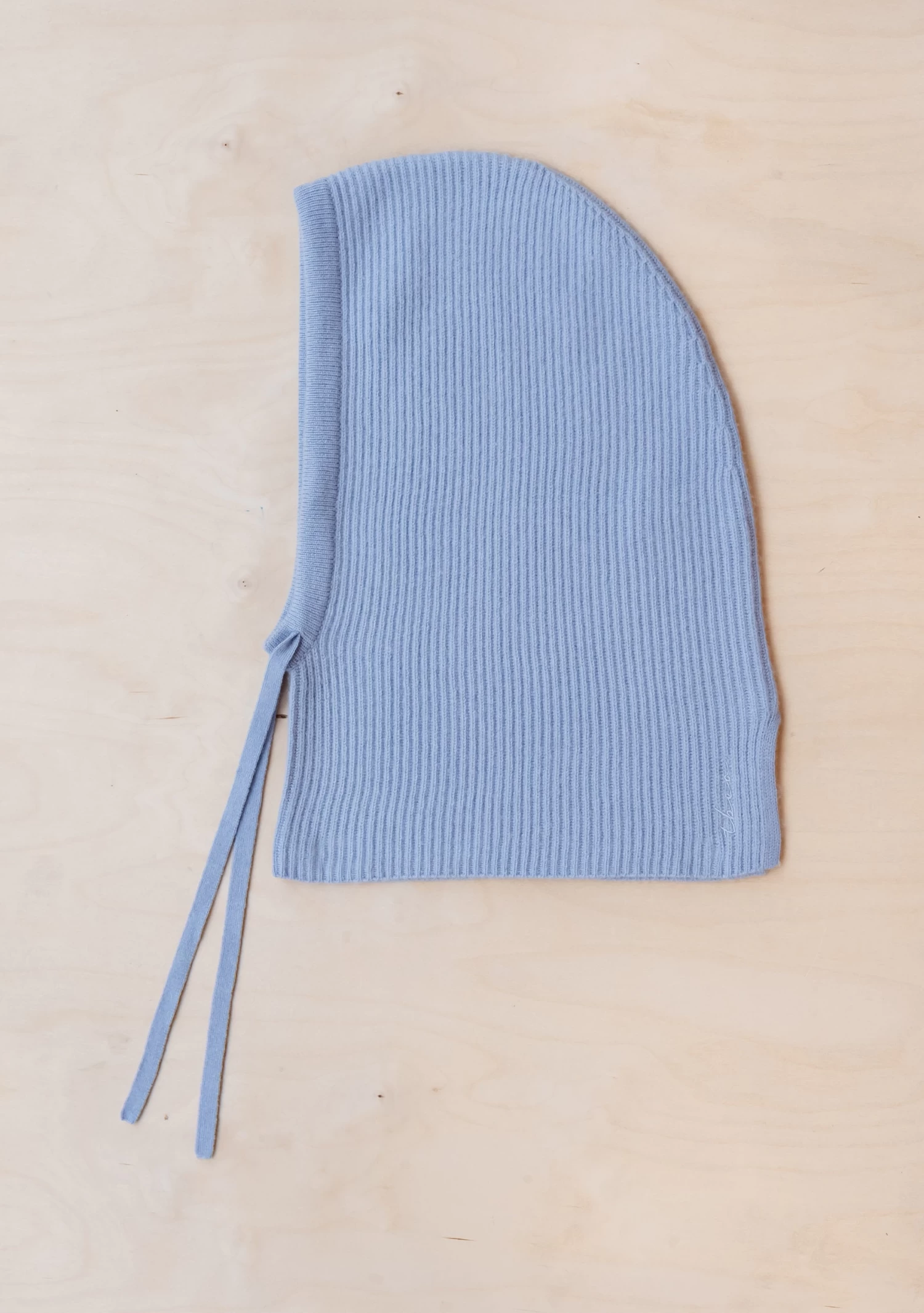 Merino Hood In Blue 2 Merino Hood In Blue - Image 2