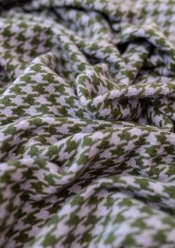 Lambswool Blanket In Olive Houndstooth -Cozy Scarves Shop LRLHTOL11 LambswoolBlanketinOliveHoundstooth 3 adf2e41f 9a67 4420 bec7 59099327e1e5