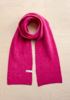 Mohair & Wool Scarf In Magenta -Cozy Scarves Shop SCMOMG11 Mohair WoolScarfinMagenta 3 56a6fd58 1033 451a 9e5e 86a04abcdd6d
