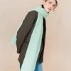 Mohair & Wool Scarf In Mint
