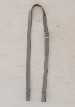 Leather Picnic Shoulder Strap -Cozy Scarves Shop SPSTPL LongShoulderPicnicStrapTaupeLeather 2