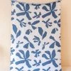 Cotton Throw In Blue Abstract